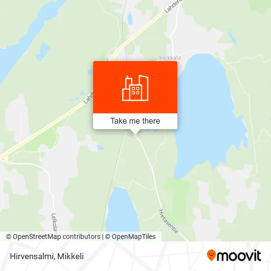 Hirvensalmi map