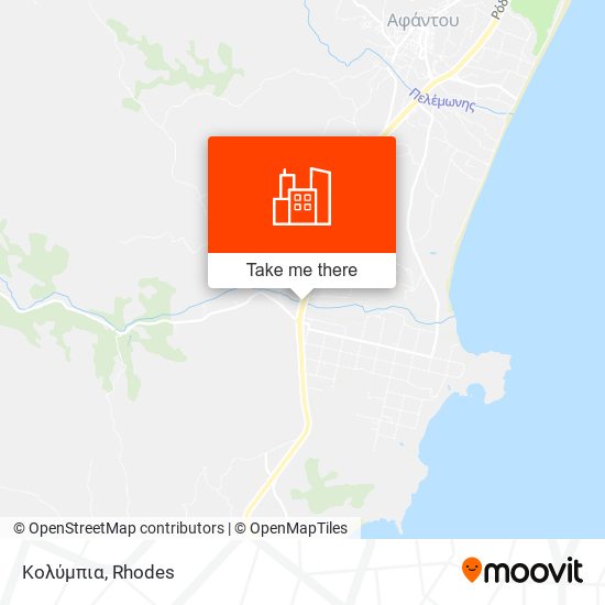 Κολύμπια map