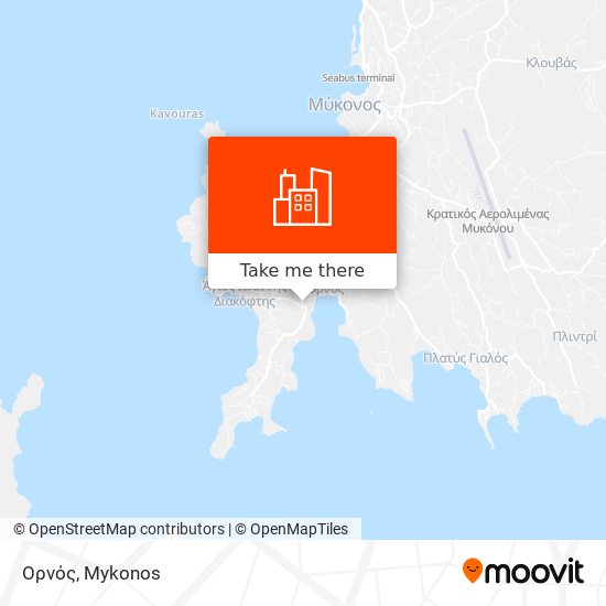 Ορνός map