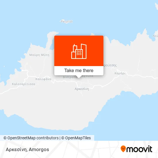 Αρκεσίνη map