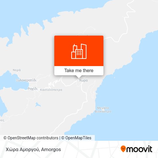 Χώρα Αμοργού map