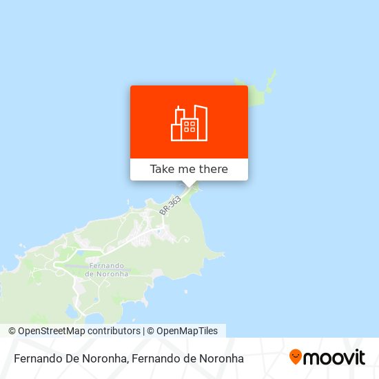 Fernando De Noronha map