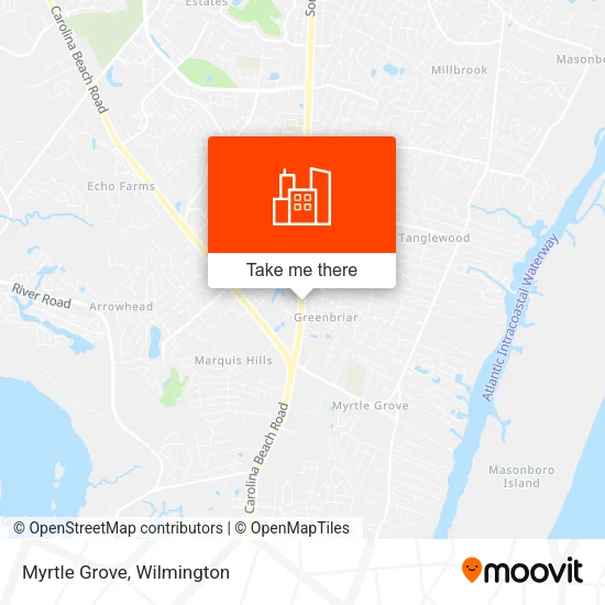 Myrtle Grove map