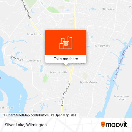 Silver Lake map