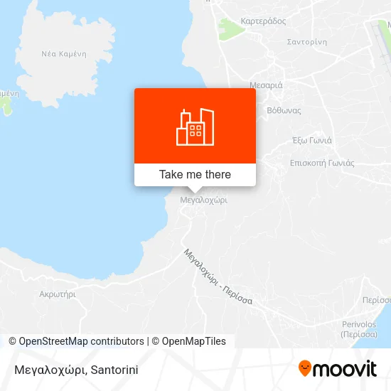 Mεγαλοχώρι map