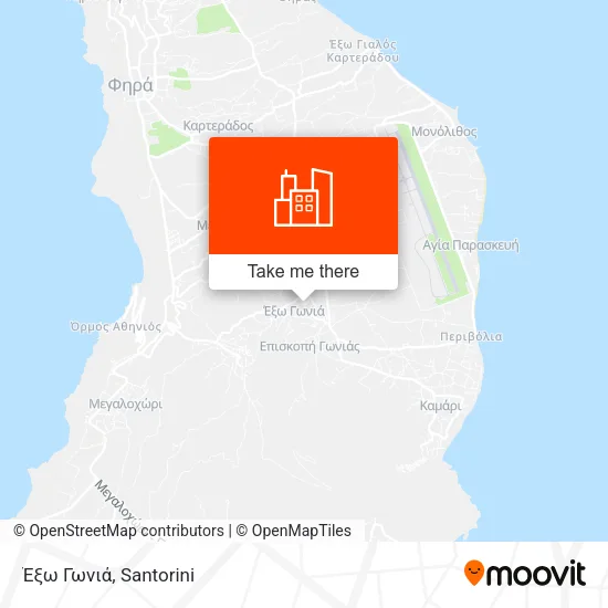 Έξω Γωνιά map