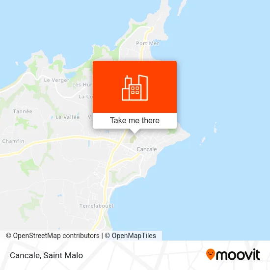 Cancale map