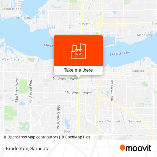 Bradenton map