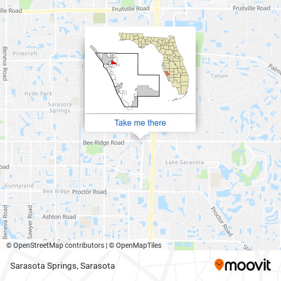 Mapa de Sarasota Springs