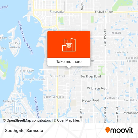 Southgate map