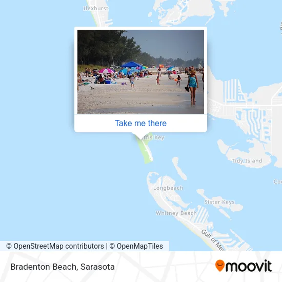 Bradenton Beach map