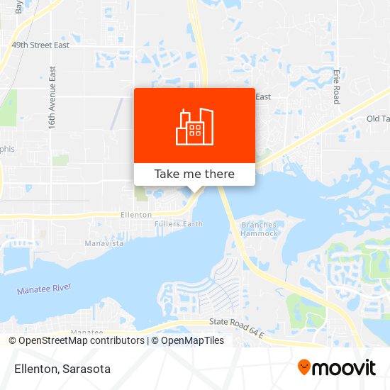 Ellenton map