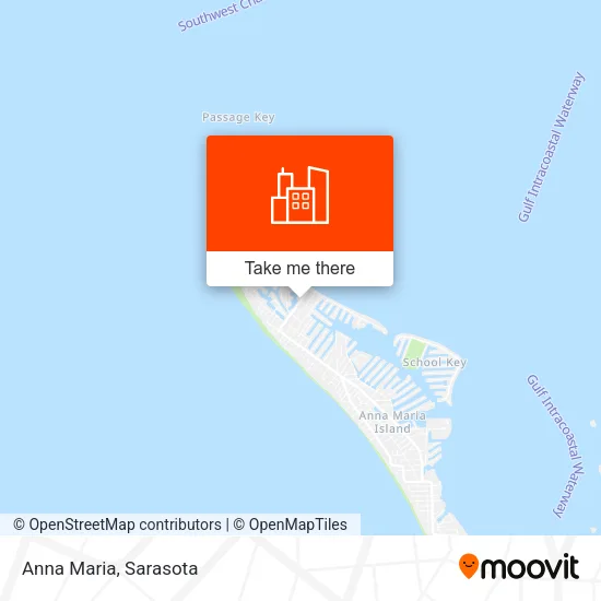 Anna Maria map