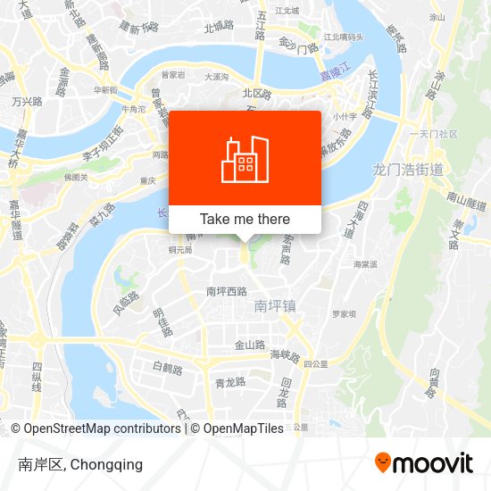 南岸区 map