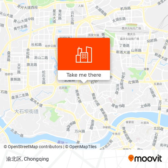 渝北区 map