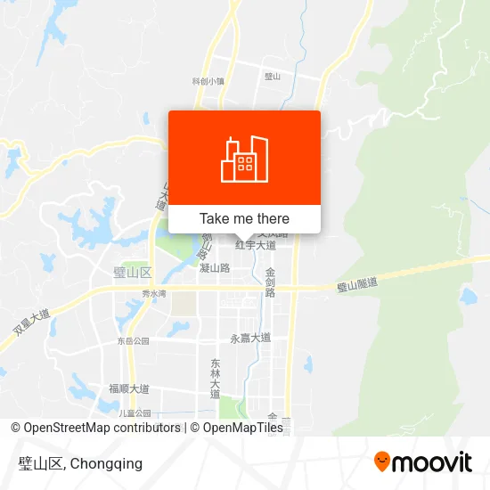 璧山区 map