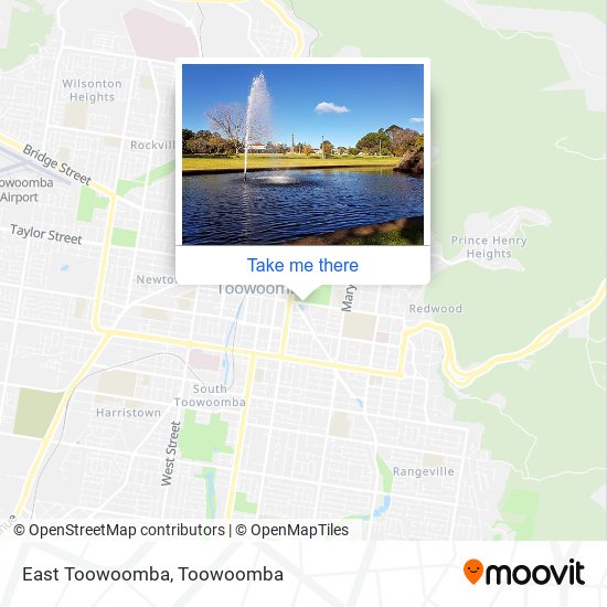 East Toowoomba map