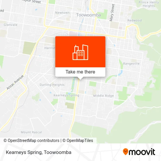 Kearneys Spring map