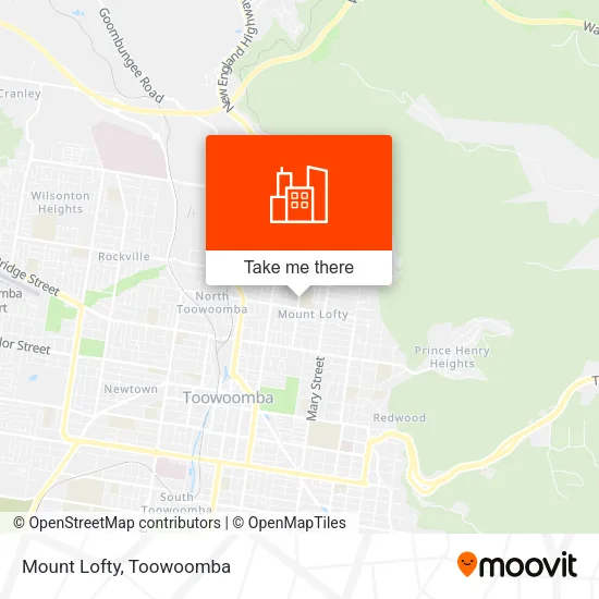 Mount Lofty map