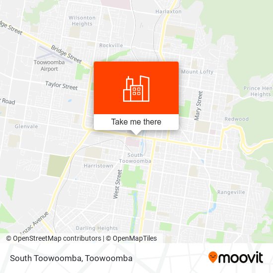 South Toowoomba map