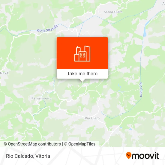 Rio Calcado map