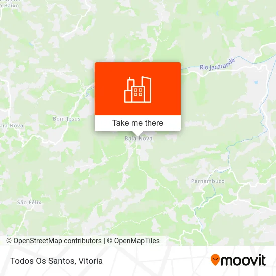 Todos Os Santos map