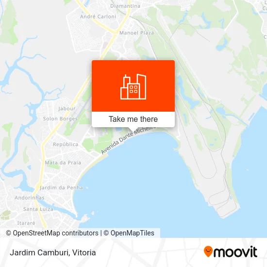 Jardim Camburi map