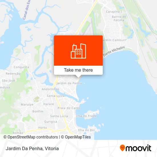 Jardim Da Penha map