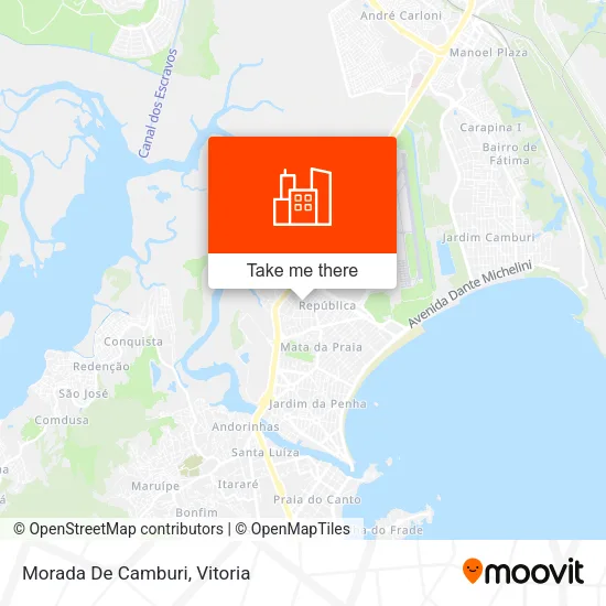 Morada De Camburi map