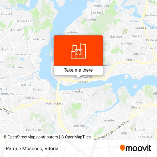 Parque Moscoso map