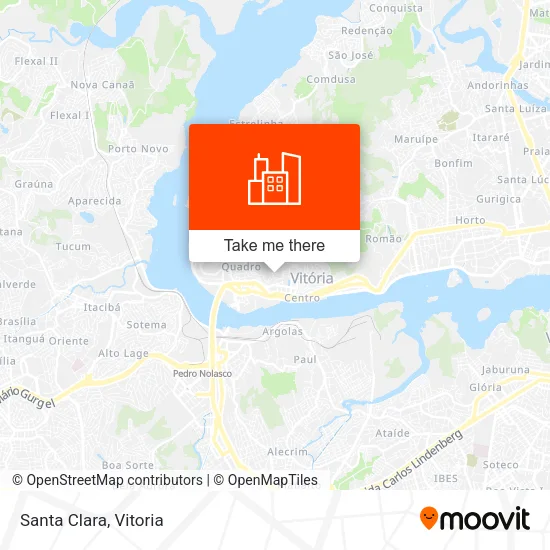 Santa Clara map