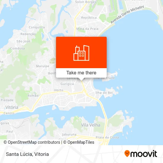 Santa Lúcia map