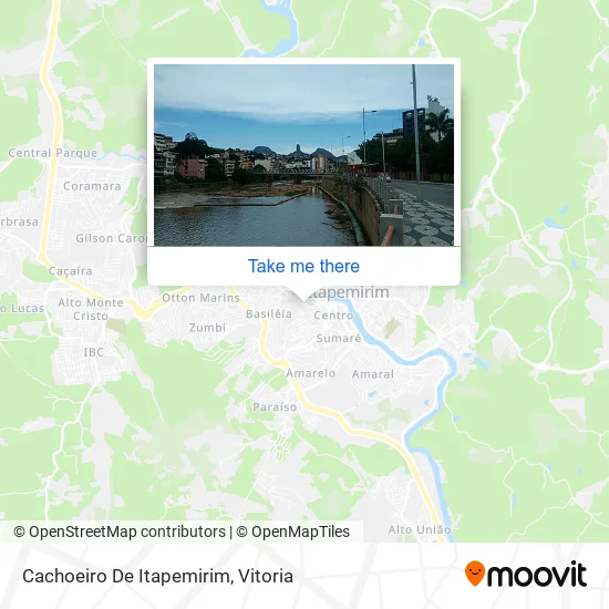 Cachoeiro De Itapemirim map