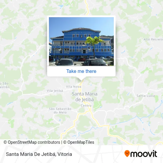 Santa Maria De Jetibá map