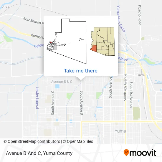 Avenue B And C map