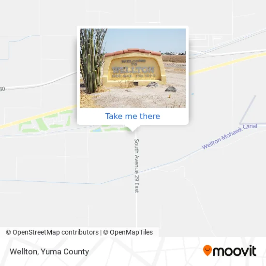 Wellton map