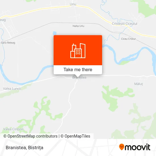 Branistea map
