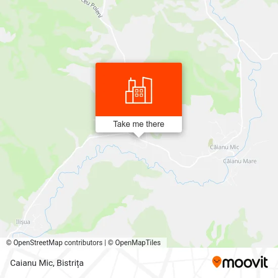 Caianu Mic map