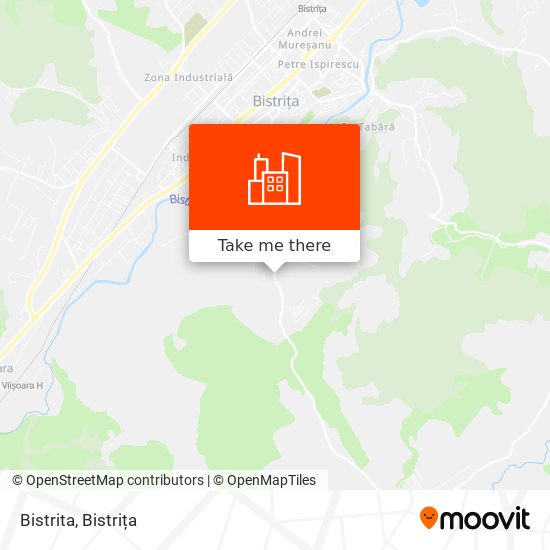 Bistrita map