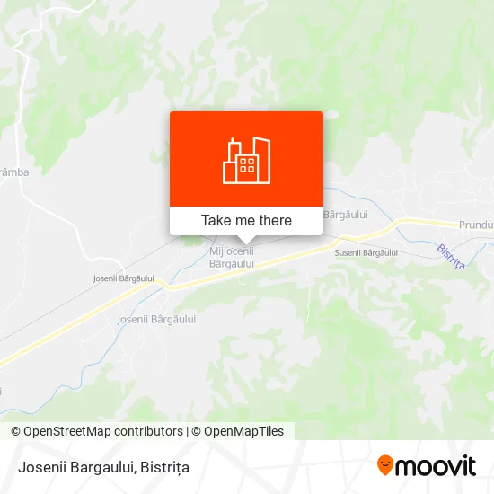 Josenii Bargaului map