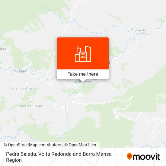 Pedra Selada map