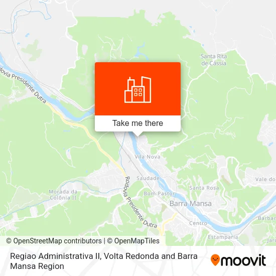 Regiao Administrativa II map