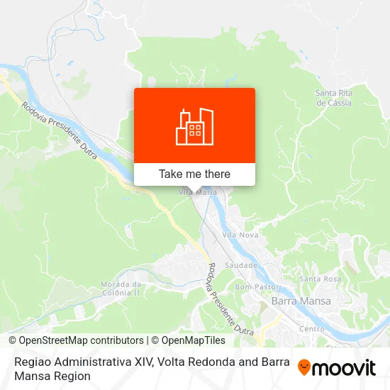 Regiao Administrativa XIV map