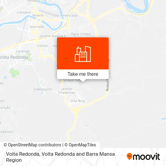 Volta Redonda map