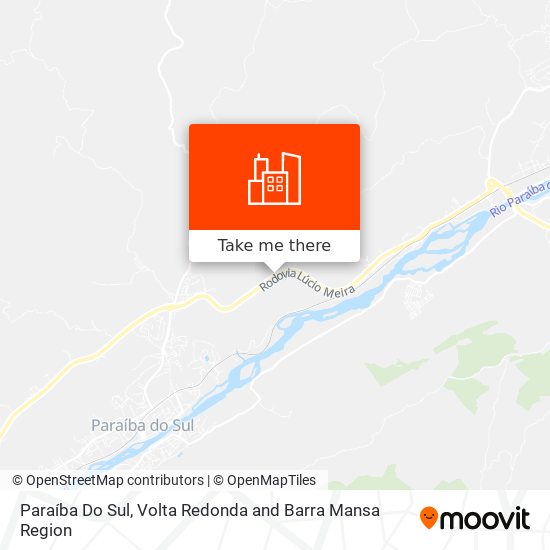 Paraíba Do Sul map