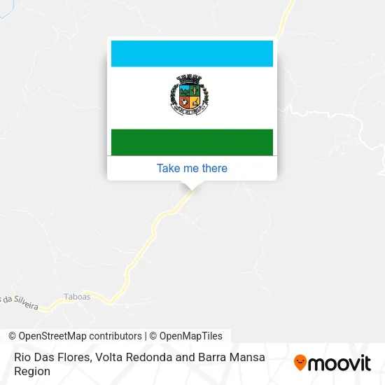 Rio Das Flores map