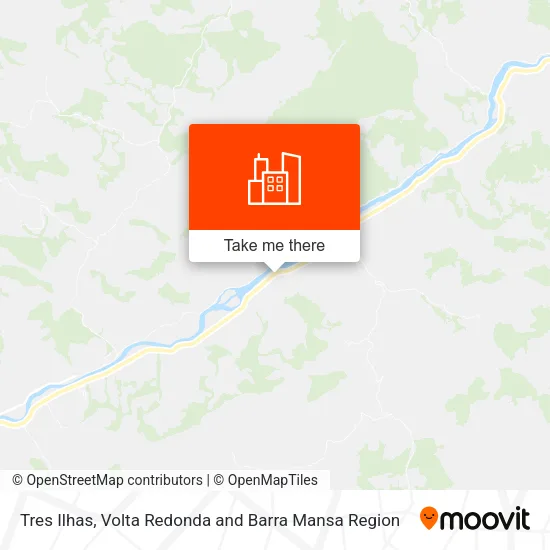 Tres Ilhas map