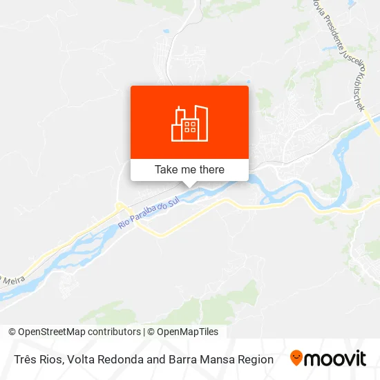 Três Rios map
