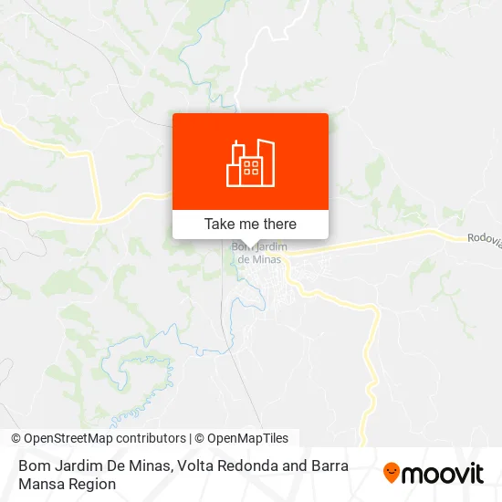 Bom Jardim De Minas map