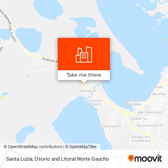 Santa Luzia map